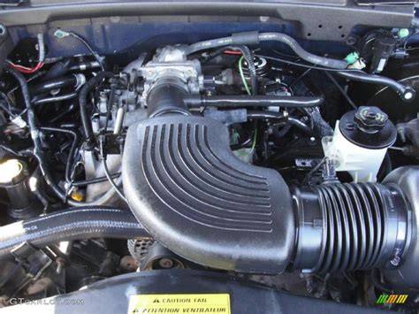 Close-up of the 1999 Ford Expedition V8 engine