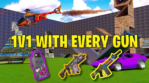 1v1 with every gun codes hive