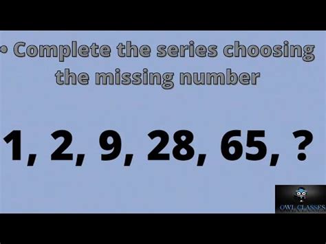 2 9 28 65 find the missing number