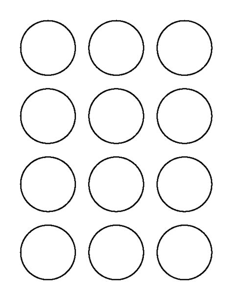 2 Inch Circle Template