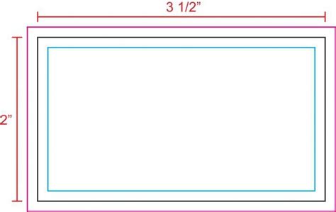 2 X 3 1 2 Card Template