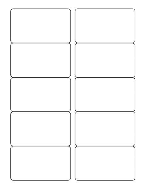 2 X 3 Label Template