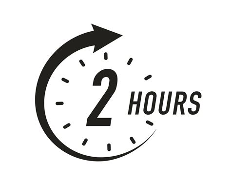 2 hours in numbers