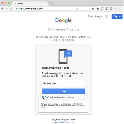 2 step verification