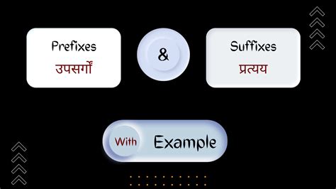 20 examples of prefix and suffix in hindi