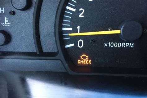 2008 c5500 check engine light with down arrow