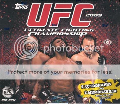 2009 Topps Ufc Round 2 Printable Checklist