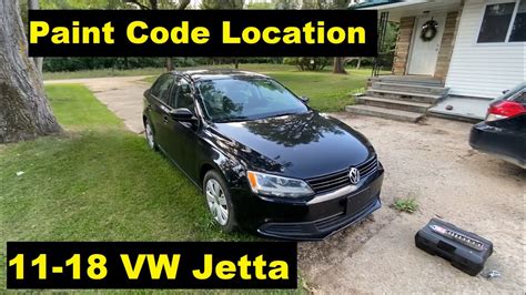 2011 vw jetta color code