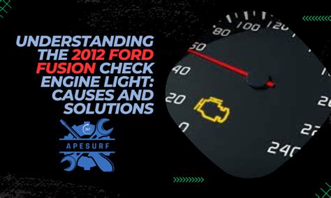 2012 ford fusion check engine light codes