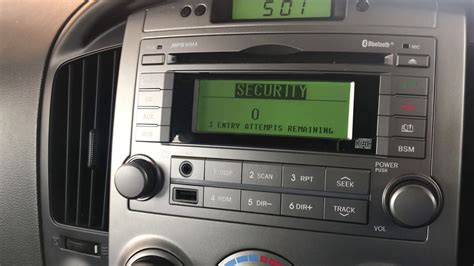 2012 hyundai i30 radio security code