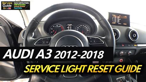 2013 audi a3 service reset