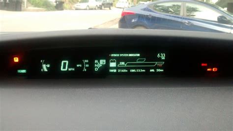 2013 prius abs light brake light and traction control light on reset