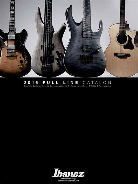 2016 Ibanez Catalog