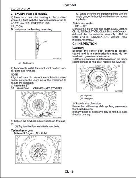 2016 wrx torque specs