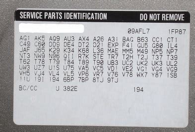 2020 silverado rpo code list