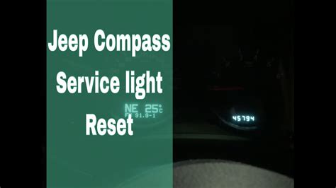 2022 jeep compass check engine light reset