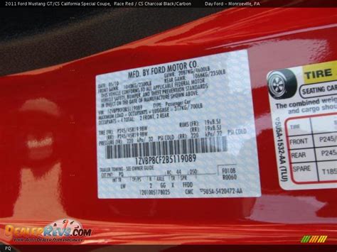 2024 ford race red paint code