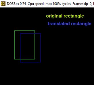 2d translation in computer graphics examples