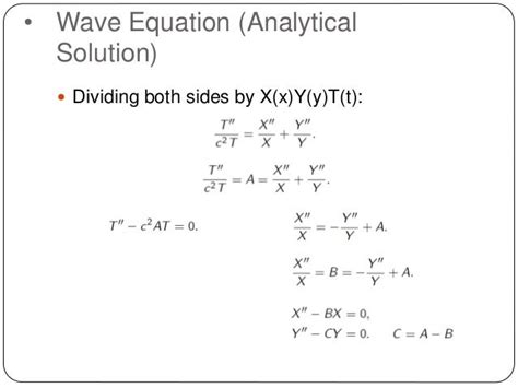 2d wave equation analytical solution