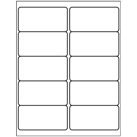 2x4 Labels Template