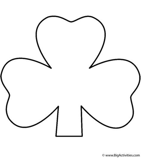 3 Leaf Clover Printable
