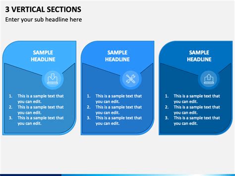 3 Section Powerpoint Template Free
