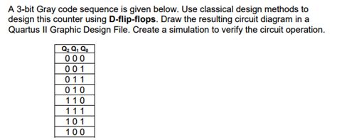 3 bit gray code sequence
