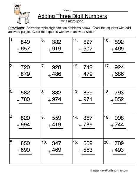 3 digit addition with regrouping examples