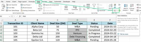 3 types of data validation in excel