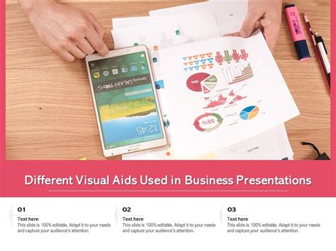 3 types of visual aids a business can use for a presentation