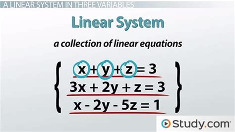 3 variable system of equations infinite solutions