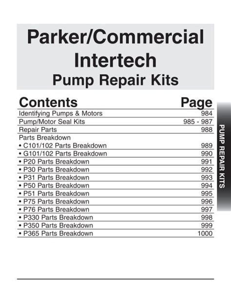 324-9110 Commercial Intertech Pump Catalog