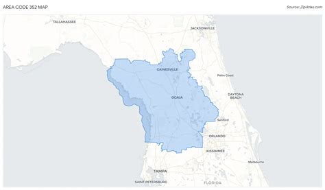 352 area code