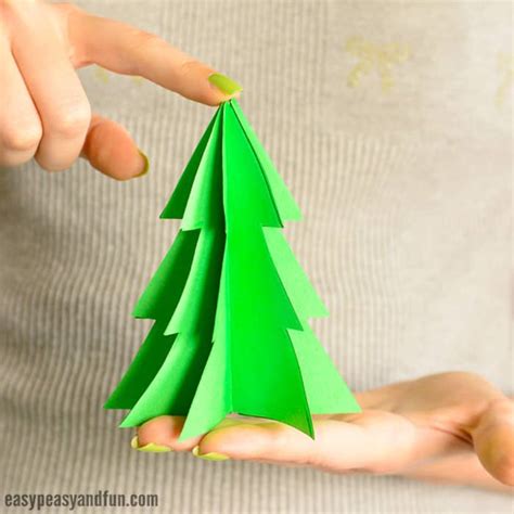 3d Paper Christmas Tree Template
