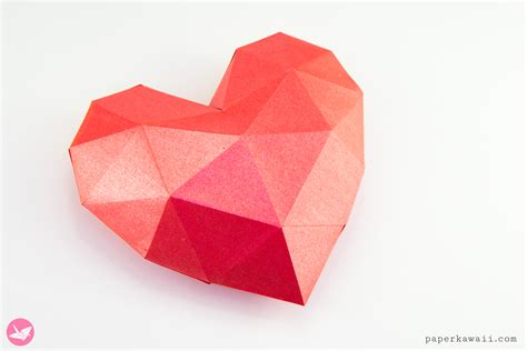 3d Paper Heart Template