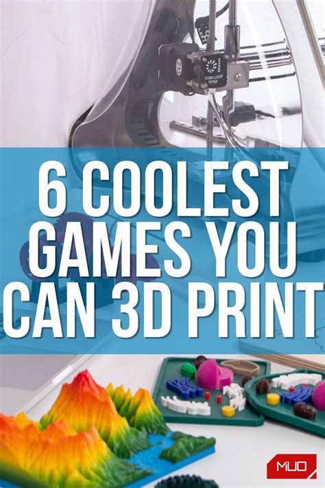 3d Printable Games