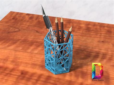 3d Printable Pencil Holder
