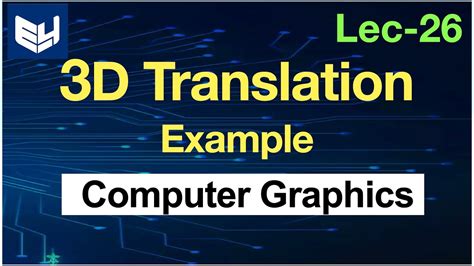 3d translation in computer graphics example