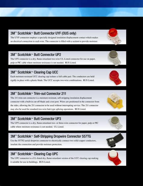 3m Scotchlok Catalog