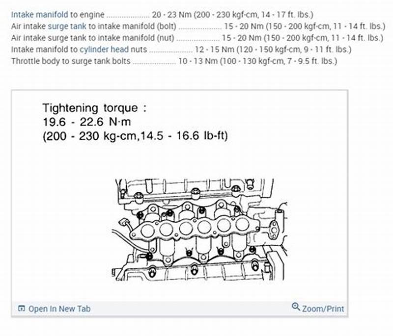 3vze Intake Manifold Torque Pattern