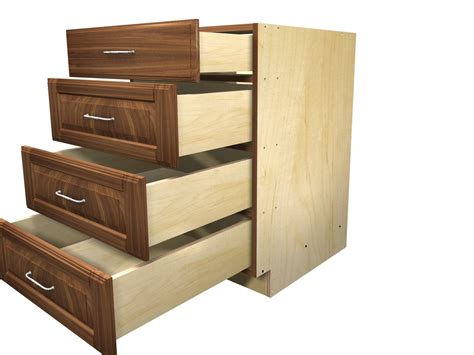4 Drawer Base Kitchen Cabinet