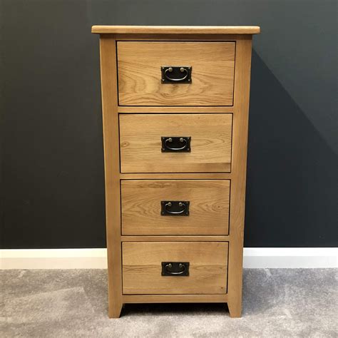 4 Drawer Narrow Dresser