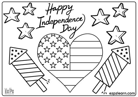 4 Of July Coloring Pages Printable