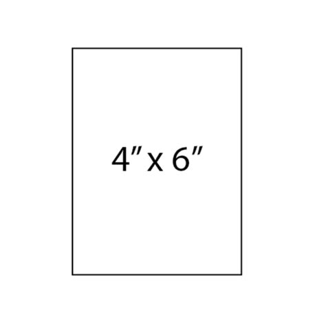 4 X 6 Label Template
