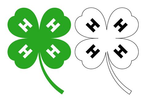 4-h Emblem Printable