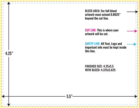 4.25 X 5.5 Template