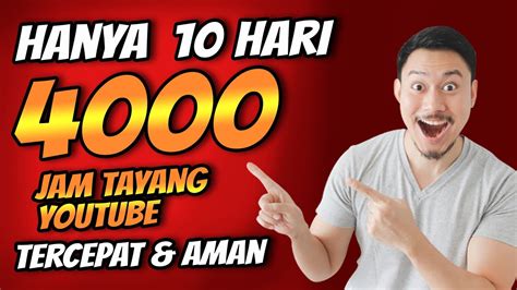 Cara Mudah Melihat 4000 Jam Tayang di YouTube di Indonesia