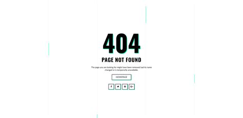 404 Page Template