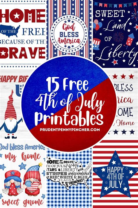 4th Of July Printable Decorations
