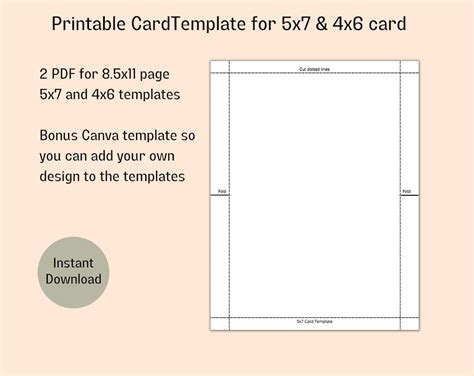 4x6 Card Template